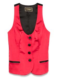 Жилет из атласа MITILIANE COUTURE, красный