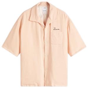 Рубашка Grayson Down с короткими рукавами Visvim, розовый