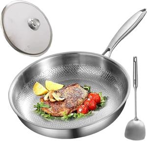 Сковорода из титана Generic Pro с крышкой, серебряный