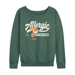 Белоснежка и семь гномов, женская футболка из французского трикотажа с длинным рукавом Disney, зеленый