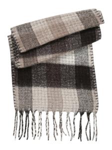 Шарф ABOUT YOU, Black/Wool White