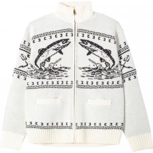 Мужской свитер в стиле "старинный свитер" Dark Seas, Off White