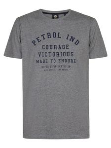 Классическая футболка Petrol Industries Shirt Castner, пятнистый серый