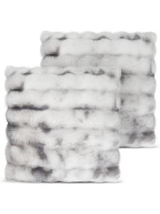 Aspero 2 наволочки из искусственного меха 60x60 см, Милан, светло-серый цвет