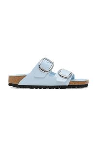 Кожаные шлепанцы Arizona с широкой пряжкой Birkenstock, синий