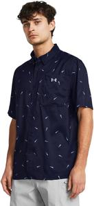 Мужская футболка с коротким рукавом Under Armour Dockside, (410) Midnight Navy/Carolina Blue/Steel