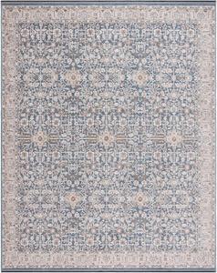 Ковер SAFAVIEH, 201 x 201 см, Vivaldi Collection, Light Blue & Ivory, традиционный винтажный восточный дизайн, идеален для помещений с высокой проходимостью в гостиной, спальне, столовой (VIV546L-7SQ)