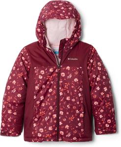 Columbia девичья куртка Horizon Ride IV Printed, Rich Wine Watergarden/Rich Wine