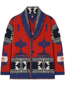 Alanui кардиган Icon Jacquard, красный
