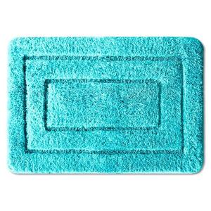 Коврик для ванной KARAT Atlantis, 2x60 см, бирюзовый