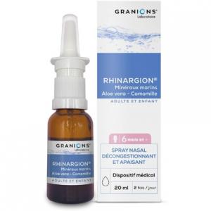 Спрей для носа Rhinargion, противоотечный и успокаивающий, 20 мл Granions