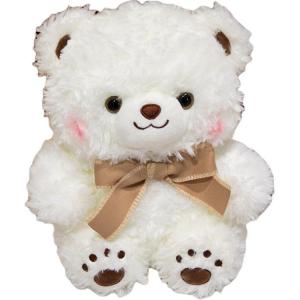 Милый мягкий плюшевый мишка 30см/40см Lionf, белый