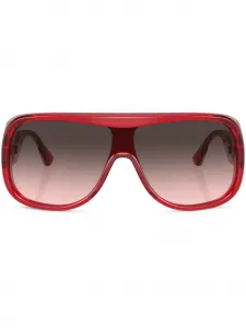Солнцезащитные очки в массивной оправе Ferrari, красный