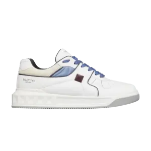 Кроссовки Valentino One Stud Low, цвет White Blue