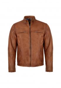 Куртка Mark Maddox Leather jacket, Cognac