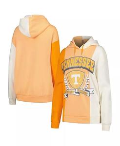 Женская толстовка с капюшоном Tennessee Orange Tennessee Volunteers Hall of Fame с цветными блоками Gameday Couture