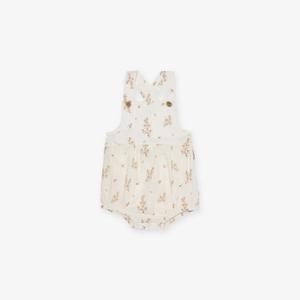 Песочник The Little Tailor из хлопкового поплина с цветочным принтом 3-24 месяца, бежевый