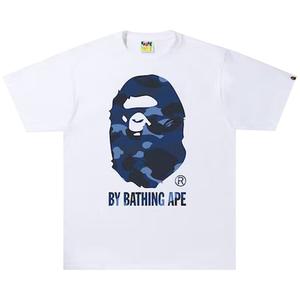 Футболка BAPE Tie Dye By Bathing Ape, цвет Белый/Темно-синий