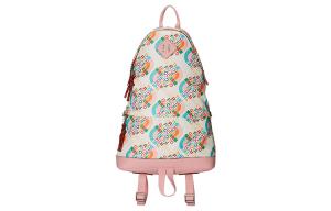 GUCCI Рюкзак The North Face Collaboration с кожаными деталями мужской бело-розовый