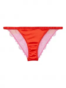Сатиновые трусы с кружевом Love Stories, красный