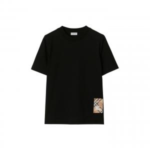 Футболка Check patch Burberry, черный