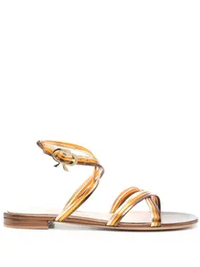 Сандалии с эффектом омбре Gianvito Rossi, коричневый