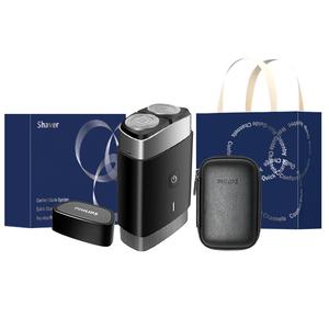 Электрическая бритва Rotary, европейское лезвие, портативная, мини, для бизнеса PHILIPS, черный