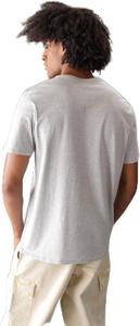 Мужская футболка с круглым вырезом и монограммой Calvin Klein, Heroic Grey Heather