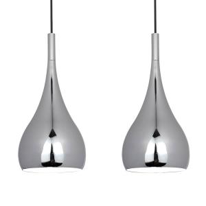 Подвесной светильник Näve Classic, нержавеющая сталь - 2 пламени