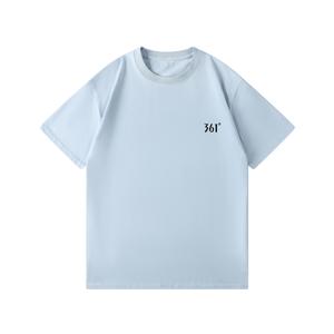 361° Футболка Unisex Sky Blue Crew Neck Moderate Straight Fit
