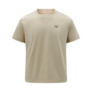 Футболка мужская CAT, светлый хаки