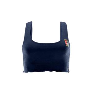 Женский спортивный бюстгальтер легкой поддержки с мягкими чашками Armory Navy/White Nike, синий