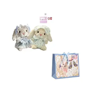 Очаровательные милые плюшевые куклы кролики высота 15см AOLETU