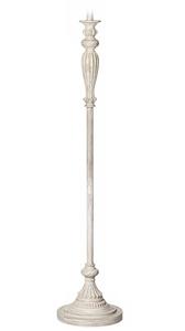 Традиционный винтажный напольный светильник в стиле шебби-шик, высотой 60 дюймов, с белой отделкой, идеально подходит для гостиной, читального зала, спальни, семейной комнаты, домашнего офиса - 360 Lighting