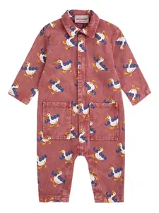 Комбинезон La Oca с воротником Bobo Choses, красный