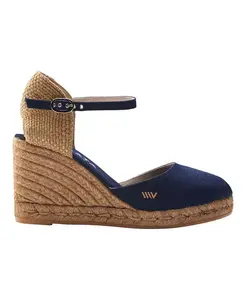 Сатуна холщовые эспадрильи на клиньях VISCATA, синий