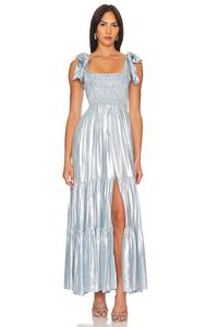 Платье макси цвета нефрита Sundress, цвет torine tender bleu