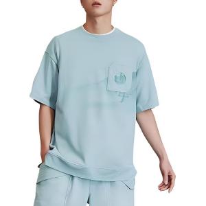 Футболка LiNing x CHENGLONG,LIANMINGKUAN унисекс, зеленый рыбий глаз