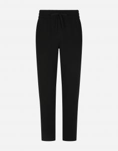 Кашемировые спортивные брюки с логотипом dg Dolce & Gabbana, черный