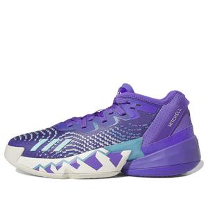 Кроссовки d.o.n. issue #4 'throwback utah jazz' Adidas, фиолетовый