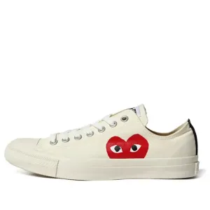 Кроссовки Converse x COMME des GARCONS PLAY Chuck 70 Low 'White Red', белый
