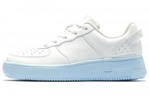 Кроссовки QIAODAN Skateboarding Shoes Women's Low-top White/Blue, белый/синий