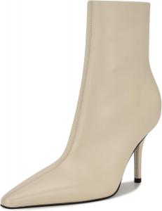 Женские ботильоны Nine West Ohmy средней высоты, Cream Leather 150