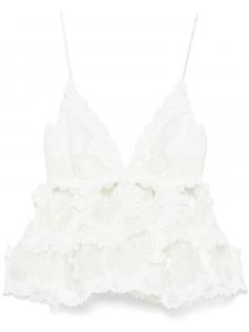 Топ ZIMMERMANN из кружева с ярусами, белый