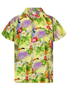 Рубашка King Kameha Parrot Cockatoo, светло-желтый