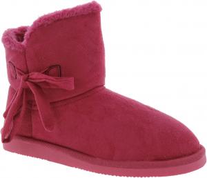 Женские короткие зимние ботинки Bellini Ace из микрозамши с бантом, Pink Microsuede
