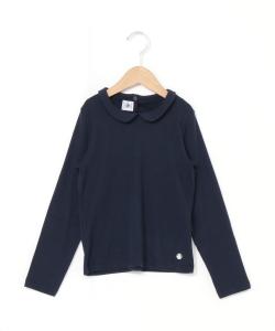 Футболка с длинными рукавами и воротником