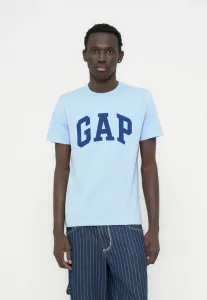 Повседневная мягкая базовая футболка с логотипом Gap, Wind Blue