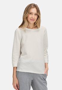Топ Betty & Co STRUKTUR MIT RUNDHALSAUSSCHNITT, Rohweiß/White