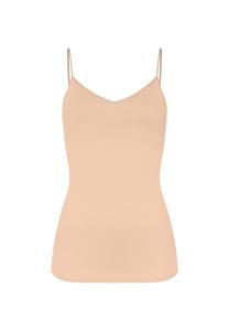 Топ-спагетти, хлопок, бесшовный HANRO, бежевый